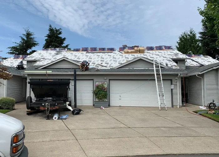 New roof replacement job in Camas, WA by Brisco Roofing